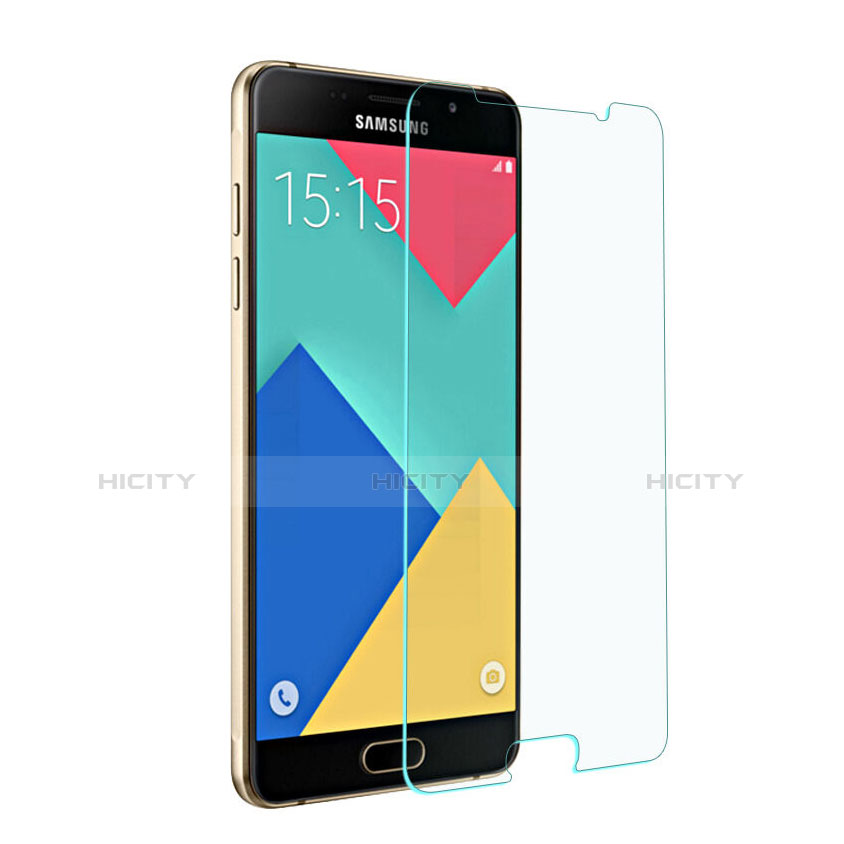 Schutzfolie Displayschutzfolie Panzerfolie Skins zum Aufkleben Gehärtetes Glas Glasfolie für Samsung Galaxy A7 (2016) A7100 Klar groß