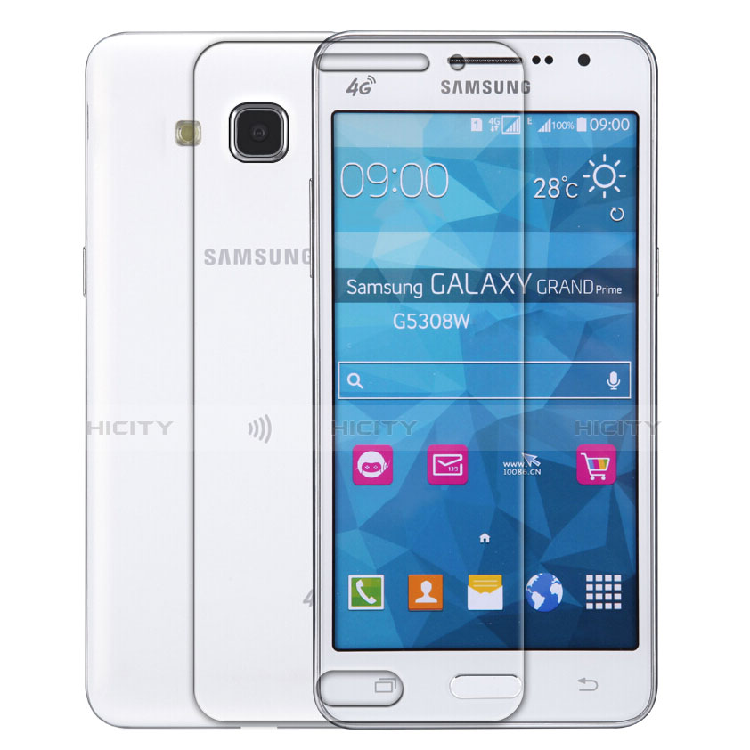 Schutzfolie Displayschutzfolie Panzerfolie Skins zum Aufkleben Gehärtetes Glas Glasfolie für Samsung Galaxy Grand Prime SM-G530H Klar groß