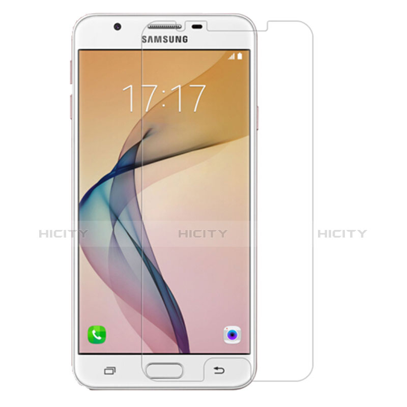 Schutzfolie Displayschutzfolie Panzerfolie Skins zum Aufkleben Gehärtetes Glas Glasfolie für Samsung Galaxy J7 (2017) SM-J730F Klar Plus