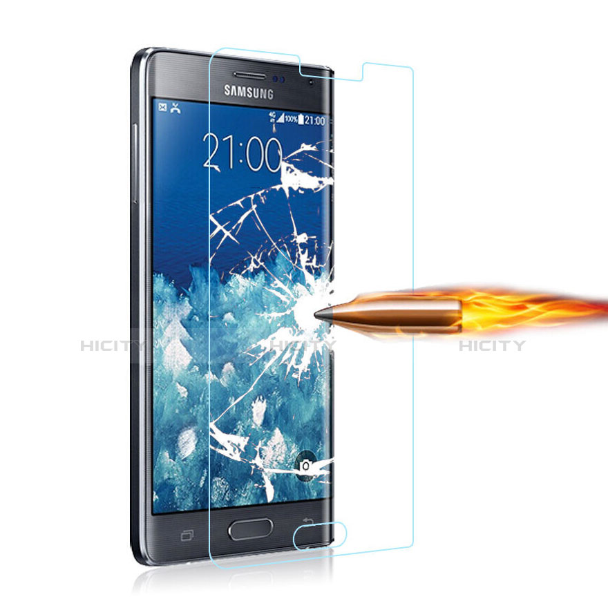 Schutzfolie Displayschutzfolie Panzerfolie Skins zum Aufkleben Gehärtetes Glas Glasfolie für Samsung Galaxy Note Edge SM-N915F Klar