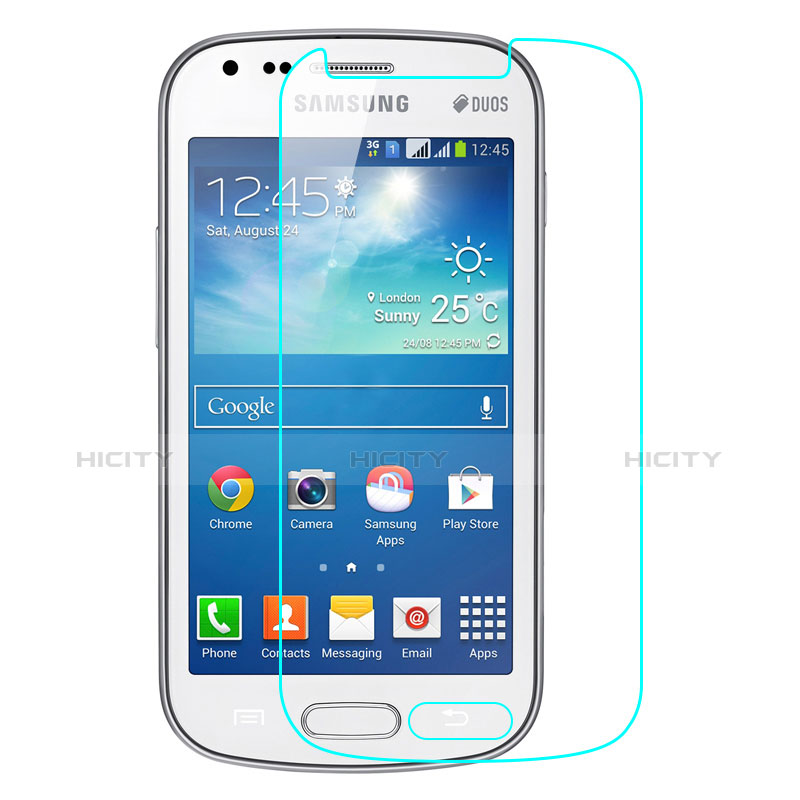 Schutzfolie Displayschutzfolie Panzerfolie Skins zum Aufkleben Gehärtetes Glas Glasfolie für Samsung Galaxy S3 Mini i8190 i8200 Klar