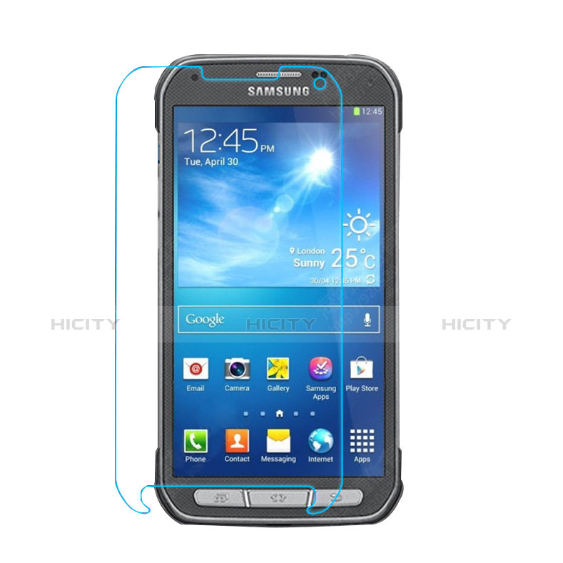 Schutzfolie Displayschutzfolie Panzerfolie Skins zum Aufkleben Gehärtetes Glas Glasfolie für Samsung Galaxy S5 Active Klar Plus