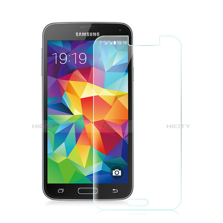 Schutzfolie Displayschutzfolie Panzerfolie Skins zum Aufkleben Gehärtetes Glas Glasfolie für Samsung Galaxy S5 G900F G903F Klar Plus