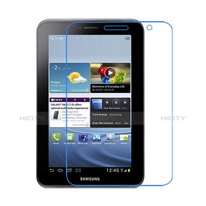 Schutzfolie Displayschutzfolie Panzerfolie Skins zum Aufkleben Gehärtetes Glas Glasfolie für Samsung Galaxy Tab 2 7.0 P3100 P3110 Klar groß