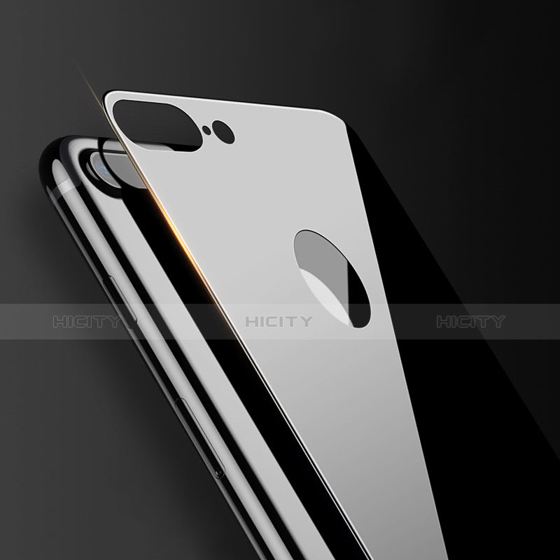 Schutzfolie Displayschutzfolie Panzerfolie Skins zum Aufkleben Gehärtetes Glas Glasfolie Rückseite B06 für Apple iPhone 7 Plus Schwarz