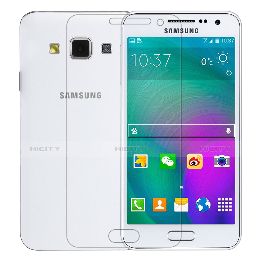 Schutzfolie Displayschutzfolie Panzerfolie Skins zum Aufkleben Gehärtetes Glas Glasfolie T01 für Samsung Galaxy A3 Duos SM-A300F Klar