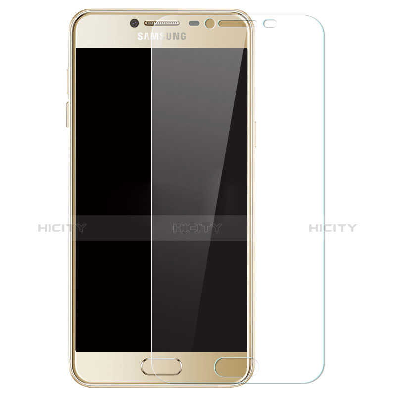 Schutzfolie Displayschutzfolie Panzerfolie Skins zum Aufkleben Gehärtetes Glas Glasfolie T01 für Samsung Galaxy C5 SM-C5000 Klar groß