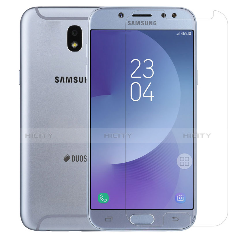 Schutzfolie Displayschutzfolie Panzerfolie Skins zum Aufkleben Gehärtetes Glas Glasfolie T01 für Samsung Galaxy J5 (2017) Duos J530F Klar Plus