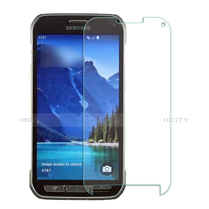 Schutzfolie Displayschutzfolie Panzerfolie Skins zum Aufkleben Gehärtetes Glas Glasfolie T01 für Samsung Galaxy S5 Active Klar