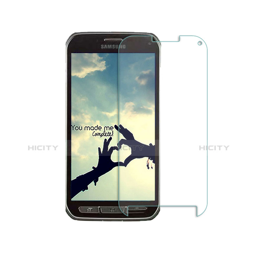 Schutzfolie Displayschutzfolie Panzerfolie Skins zum Aufkleben Gehärtetes Glas Glasfolie T01 für Samsung Galaxy S5 Active Klar