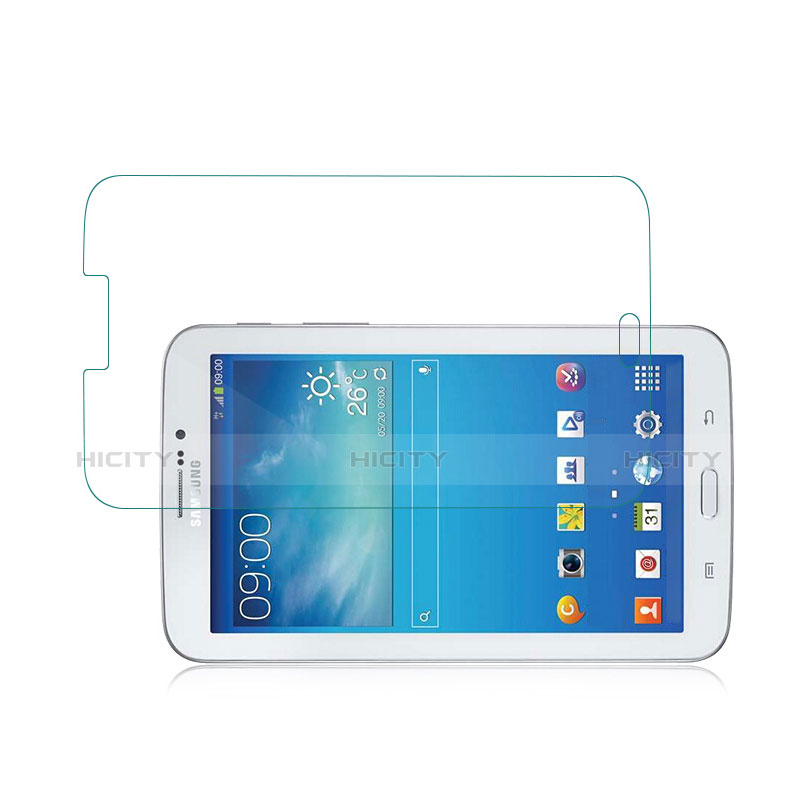 Schutzfolie Displayschutzfolie Panzerfolie Skins zum Aufkleben Gehärtetes Glas Glasfolie T01 für Samsung Galaxy Tab 3 7.0 P3200 T210 T215 T211 Klar groß