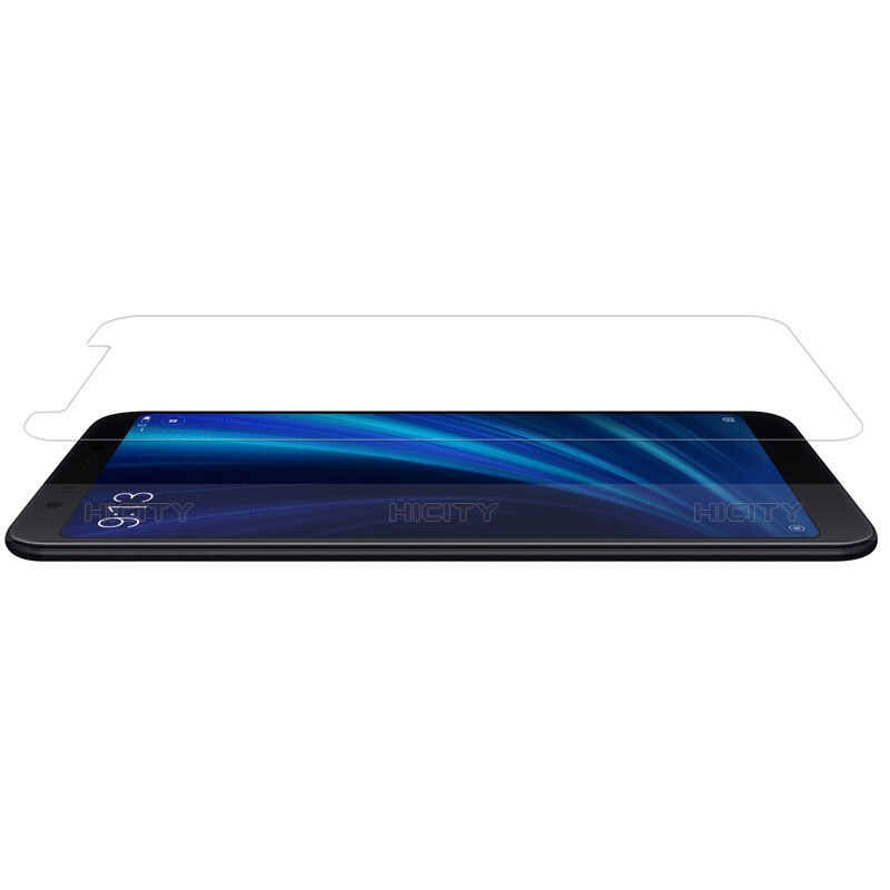 Schutzfolie Displayschutzfolie Panzerfolie Skins zum Aufkleben Gehärtetes Glas Glasfolie T01 für Xiaomi Mi A2 Klar groß
