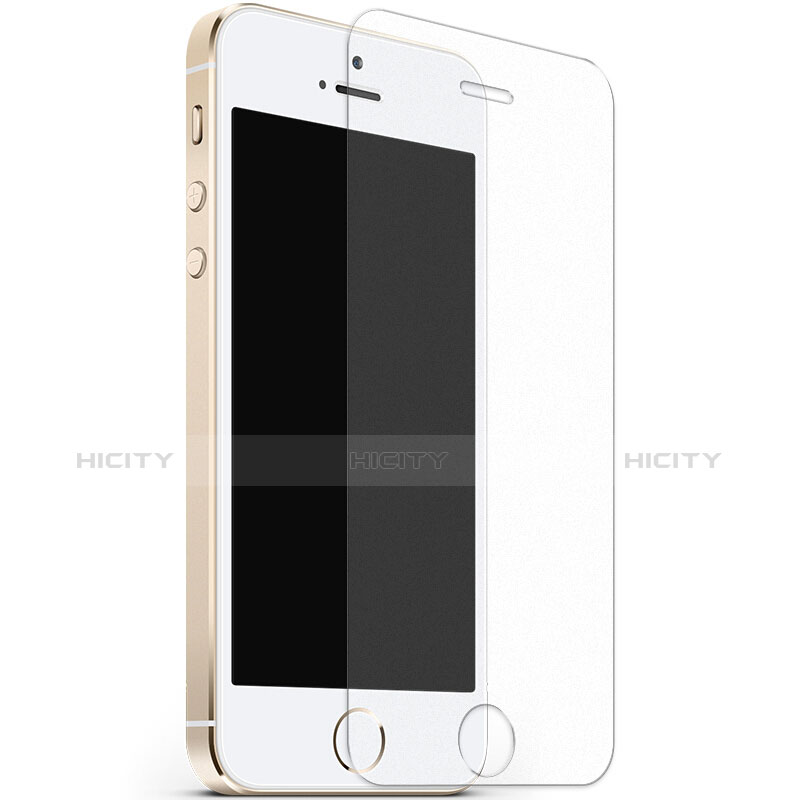 Schutzfolie Displayschutzfolie Panzerfolie Skins zum Aufkleben Gehärtetes Glas Glasfolie T02 für Apple iPhone SE Klar groß