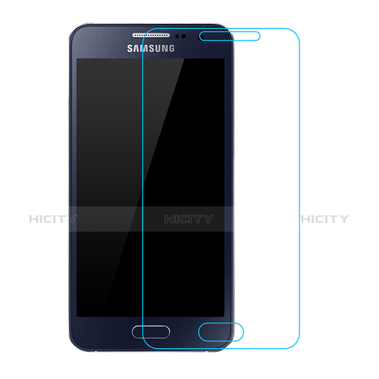 Schutzfolie Displayschutzfolie Panzerfolie Skins zum Aufkleben Gehärtetes Glas Glasfolie T02 für Samsung Galaxy A3 Duos SM-A300F Klar Plus
