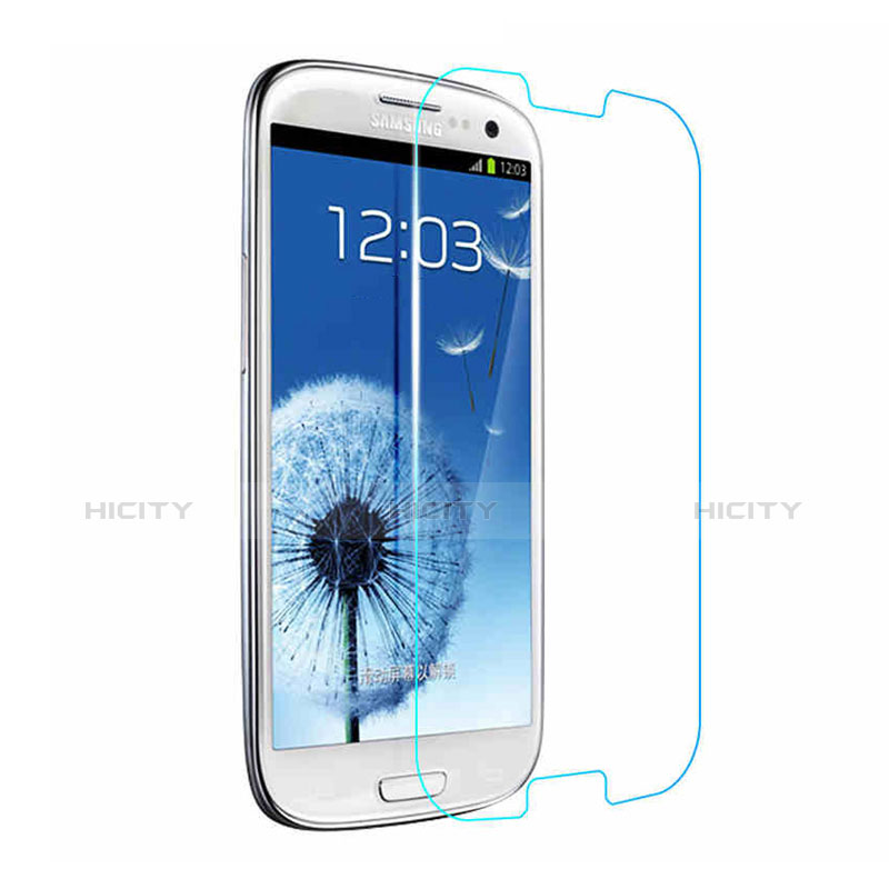 Schutzfolie Displayschutzfolie Panzerfolie Skins zum Aufkleben Gehärtetes Glas Glasfolie T02 für Samsung Galaxy S3 4G i9305 Klar groß