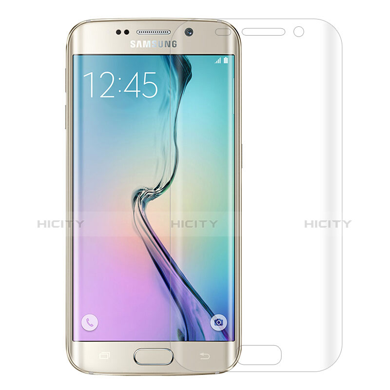 Schutzfolie Displayschutzfolie Panzerfolie Skins zum Aufkleben Gehärtetes Glas Glasfolie T02 für Samsung Galaxy S6 Edge+ Plus SM-G928F Klar