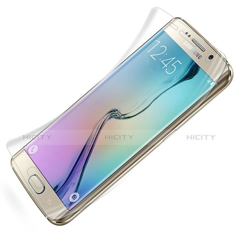 Schutzfolie Displayschutzfolie Panzerfolie Skins zum Aufkleben Gehärtetes Glas Glasfolie T02 für Samsung Galaxy S6 Edge+ Plus SM-G928F Klar