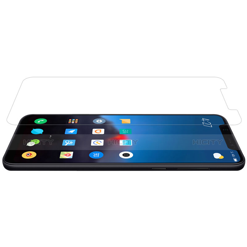 Schutzfolie Displayschutzfolie Panzerfolie Skins zum Aufkleben Gehärtetes Glas Glasfolie T02 für Xiaomi Mi 8 Klar