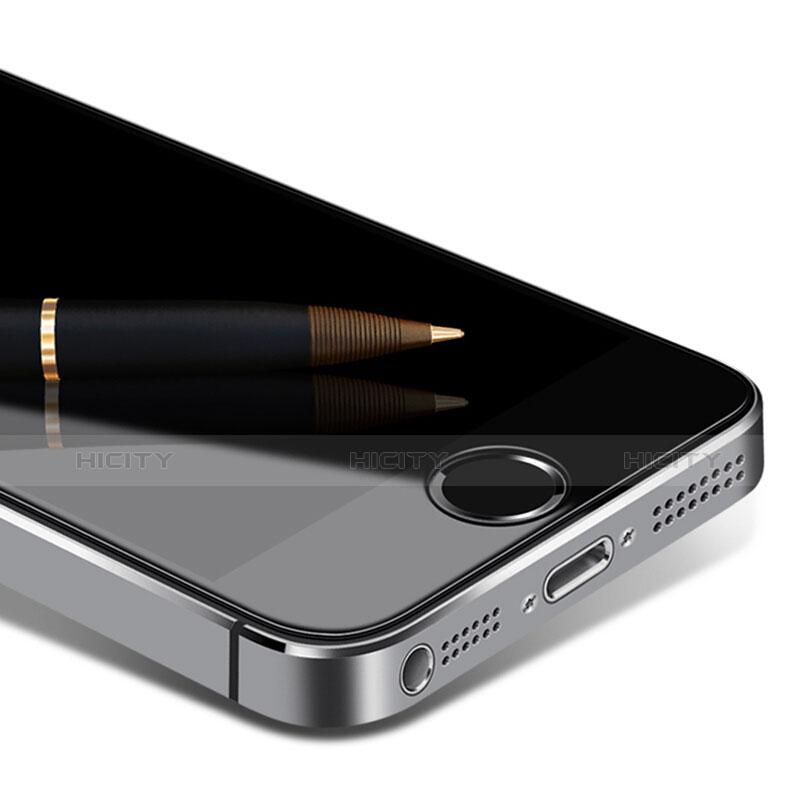 Schutzfolie Displayschutzfolie Panzerfolie Skins zum Aufkleben Gehärtetes Glas Glasfolie T03 für Apple iPhone 5 Klar