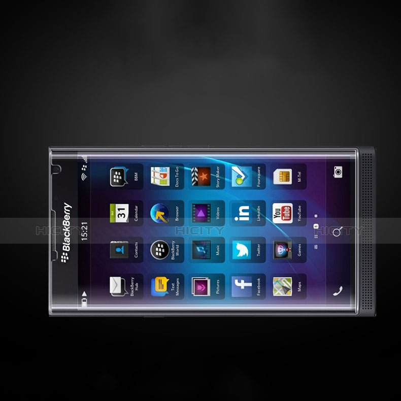 Schutzfolie Displayschutzfolie Panzerfolie Skins zum Aufkleben Gehärtetes Glas Glasfolie T03 für Blackberry Priv Klar