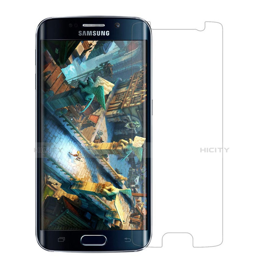 Schutzfolie Displayschutzfolie Panzerfolie Skins zum Aufkleben Gehärtetes Glas Glasfolie T03 für Samsung Galaxy S6 Edge SM-G925 Klar