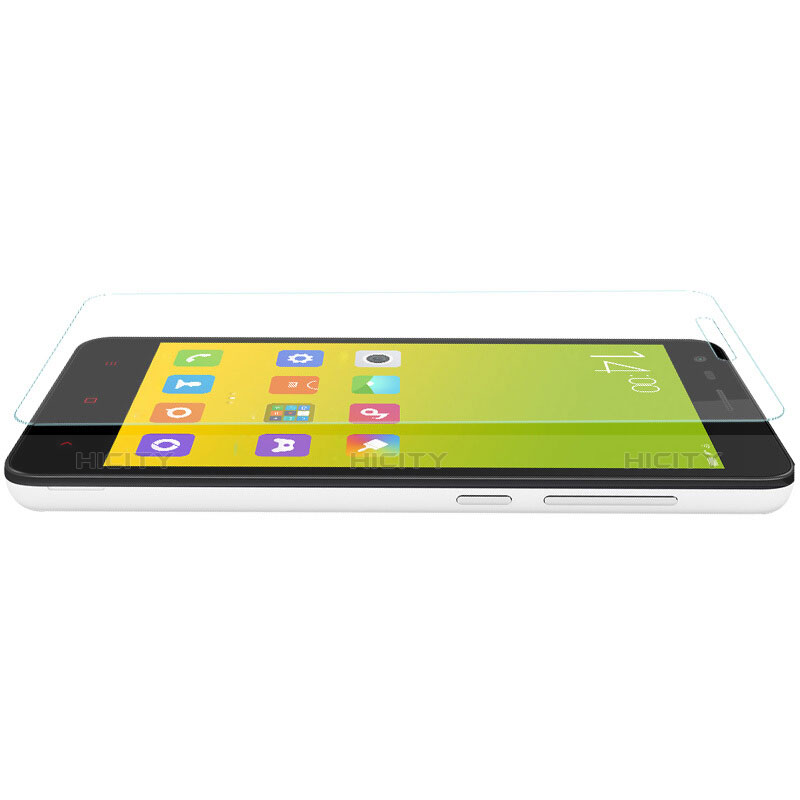 Schutzfolie Displayschutzfolie Panzerfolie Skins zum Aufkleben Gehärtetes Glas Glasfolie T03 für Xiaomi Redmi 2 Klar groß