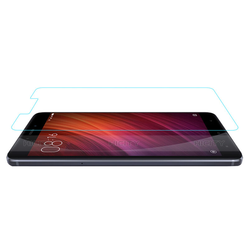 Schutzfolie Displayschutzfolie Panzerfolie Skins zum Aufkleben Gehärtetes Glas Glasfolie T03 für Xiaomi Redmi Note 4 Klar groß