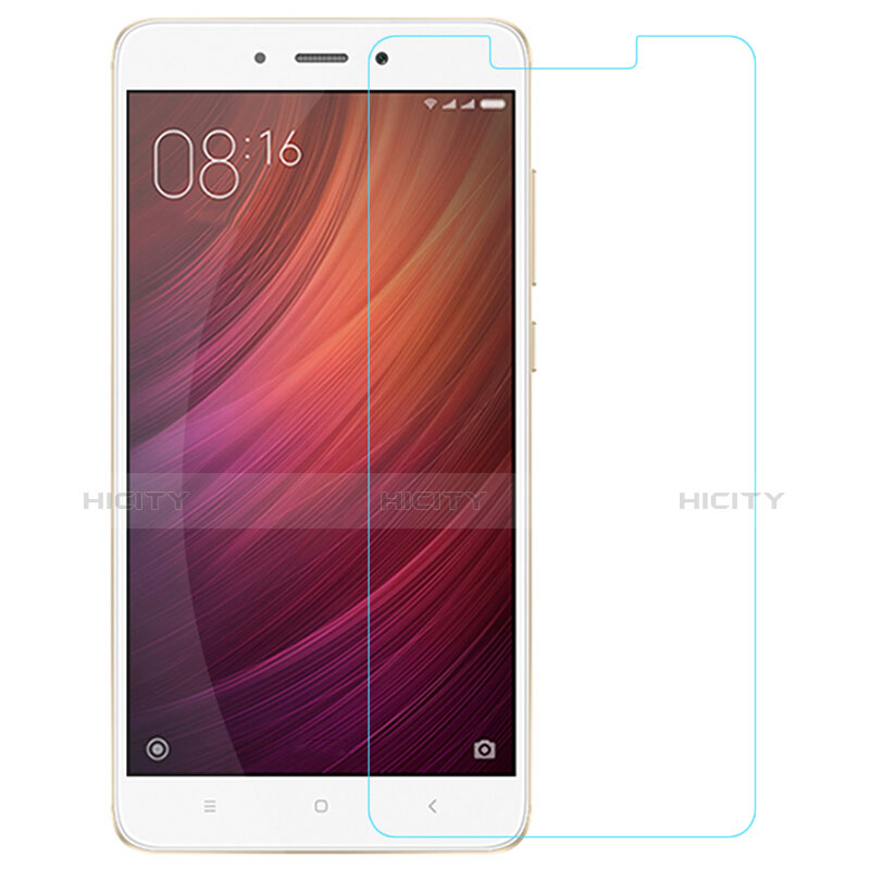 Schutzfolie Displayschutzfolie Panzerfolie Skins zum Aufkleben Gehärtetes Glas Glasfolie T03 für Xiaomi Redmi Note 4 Klar groß