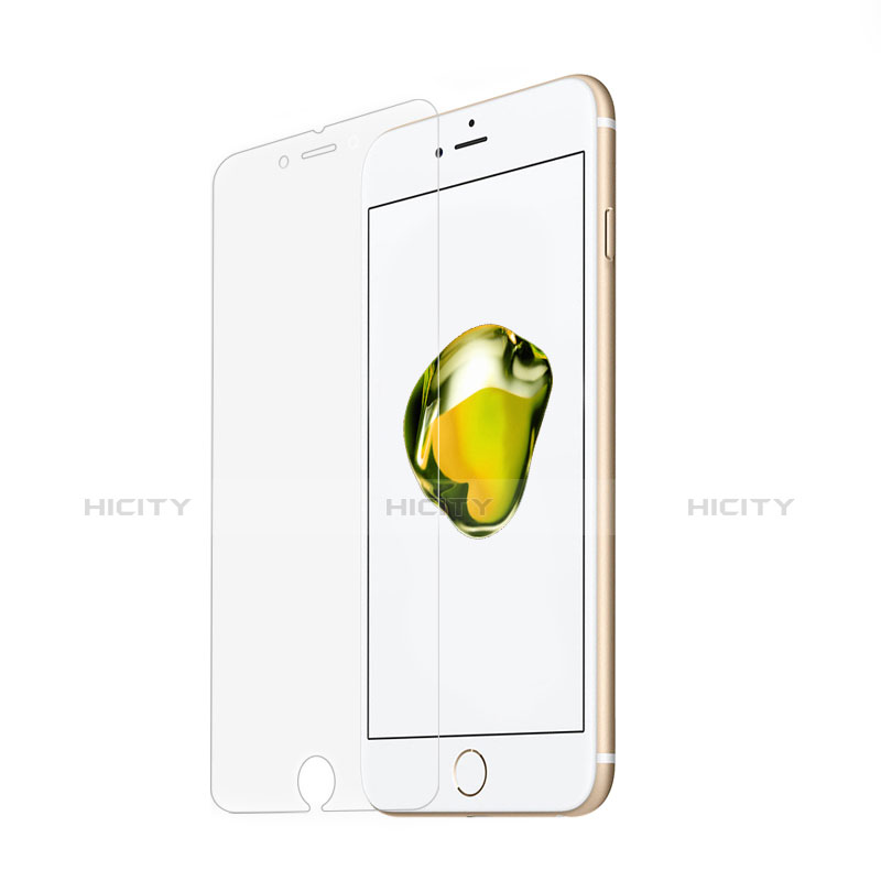 Schutzfolie Displayschutzfolie Panzerfolie Skins zum Aufkleben Gehärtetes Glas Glasfolie T04 für Apple iPhone 8 Plus Klar groß