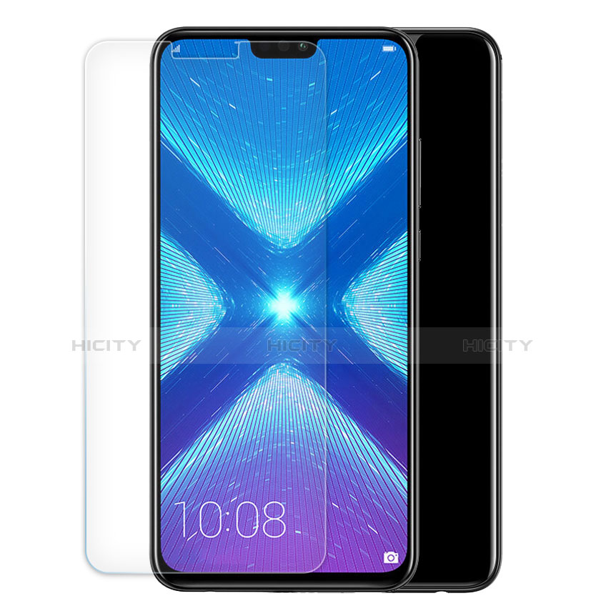 Schutzfolie Displayschutzfolie Panzerfolie Skins zum Aufkleben Gehärtetes Glas Glasfolie T04 für Huawei Honor 8X Klar groß