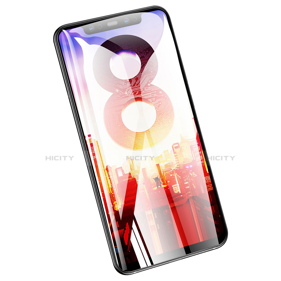 Schutzfolie Displayschutzfolie Panzerfolie Skins zum Aufkleben Gehärtetes Glas Glasfolie T05 für Xiaomi Mi 8 Pro Global Version Klar groß