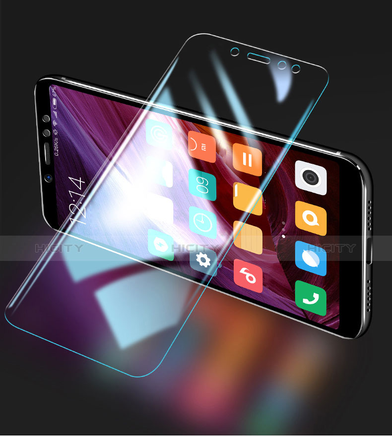 Schutzfolie Displayschutzfolie Panzerfolie Skins zum Aufkleben Gehärtetes Glas Glasfolie T06 für Xiaomi Redmi Note 5 Klar