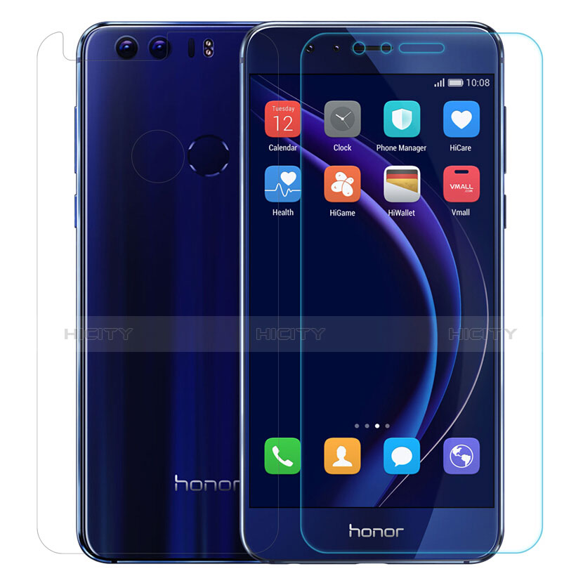 Schutzfolie Displayschutzfolie Panzerfolie Skins zum Aufkleben Gehärtetes Glas Glasfolie T12 für Huawei Honor 8 Klar
