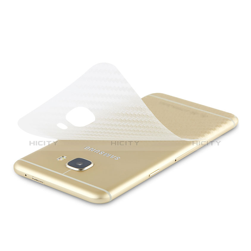 Schutzfolie Displayschutzfolie Panzerfolie Skins zum Aufkleben Rückseite für Samsung Galaxy C7 SM-C7000 Weiß