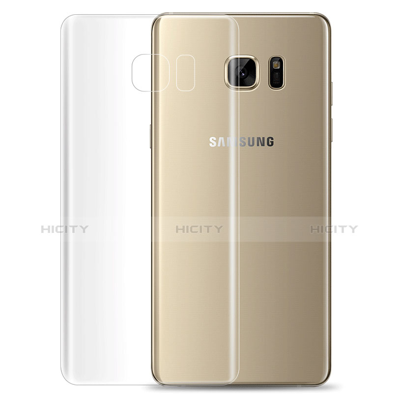 Schutzfolie Displayschutzfolie Panzerfolie Skins zum Aufkleben Vorder und Rückseite für Samsung Galaxy Note 7 Klar groß
