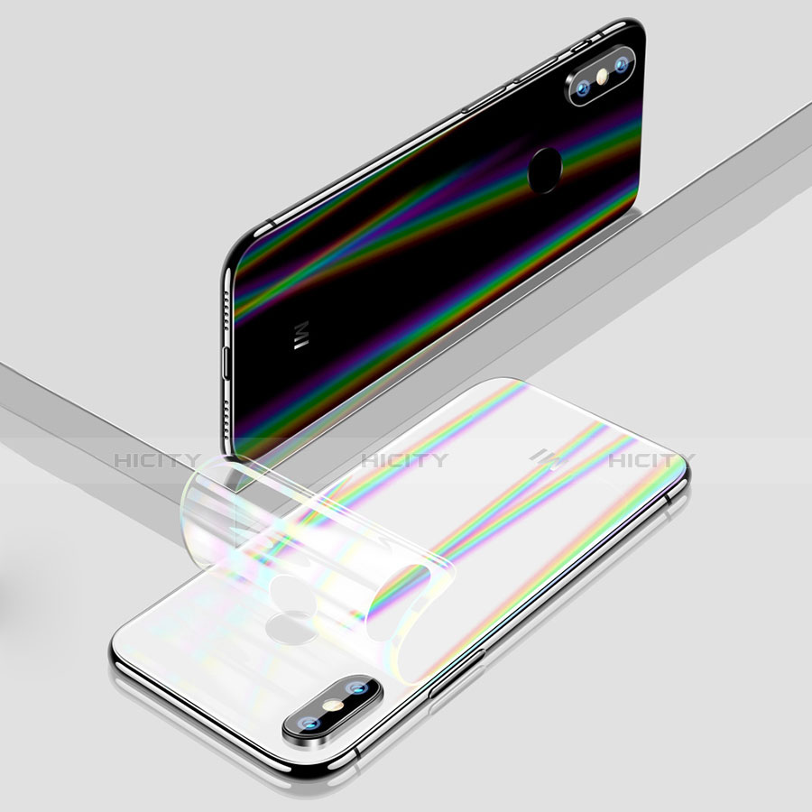 Schutzfolie Displayschutzfolie Panzerfolie Skins zum Aufkleben Vorder und Rückseite für Xiaomi Mi 8 Klar