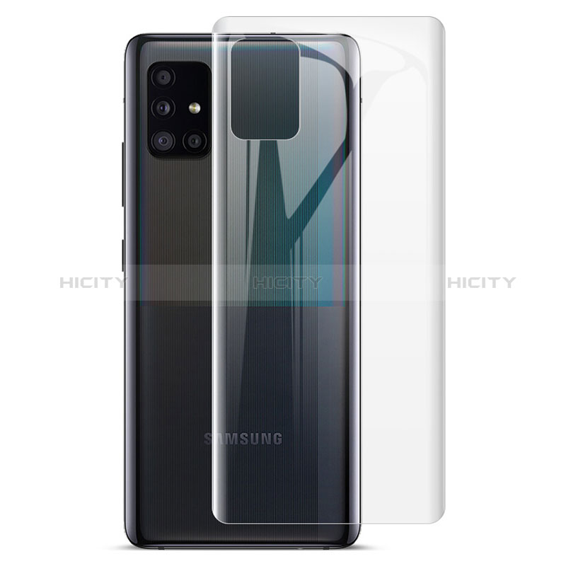 Schutzfolie Displayschutzfolie Panzerfolie Vorder und Rückseite Skins zum Aufkleben F02 für Samsung Galaxy A51 4G Klar