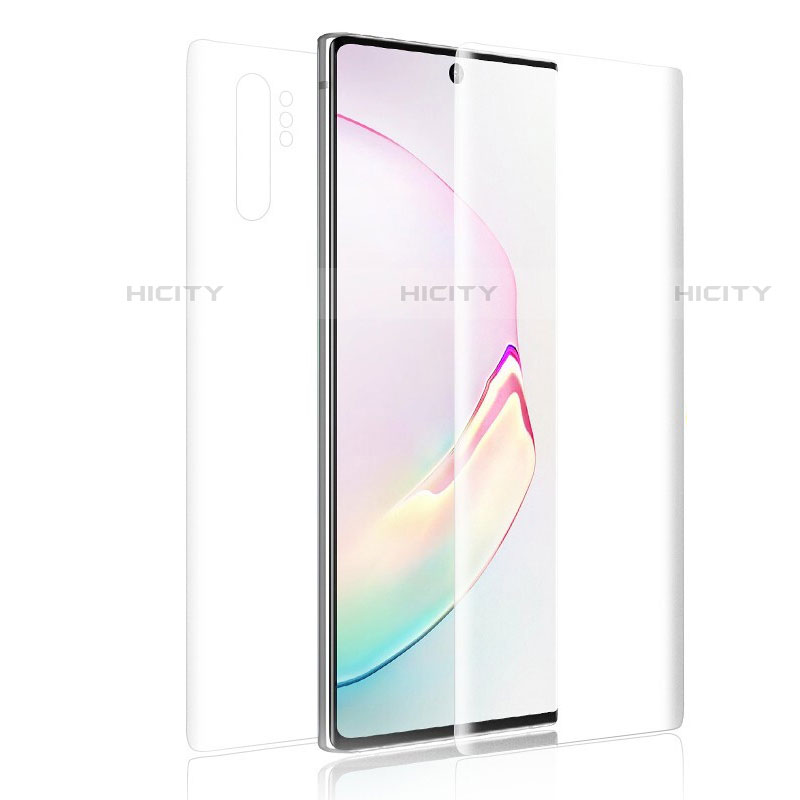 Schutzfolie Displayschutzfolie Panzerfolie Vorder und Rückseite Skins zum Aufkleben für Samsung Galaxy Note 10 5G Klar Plus