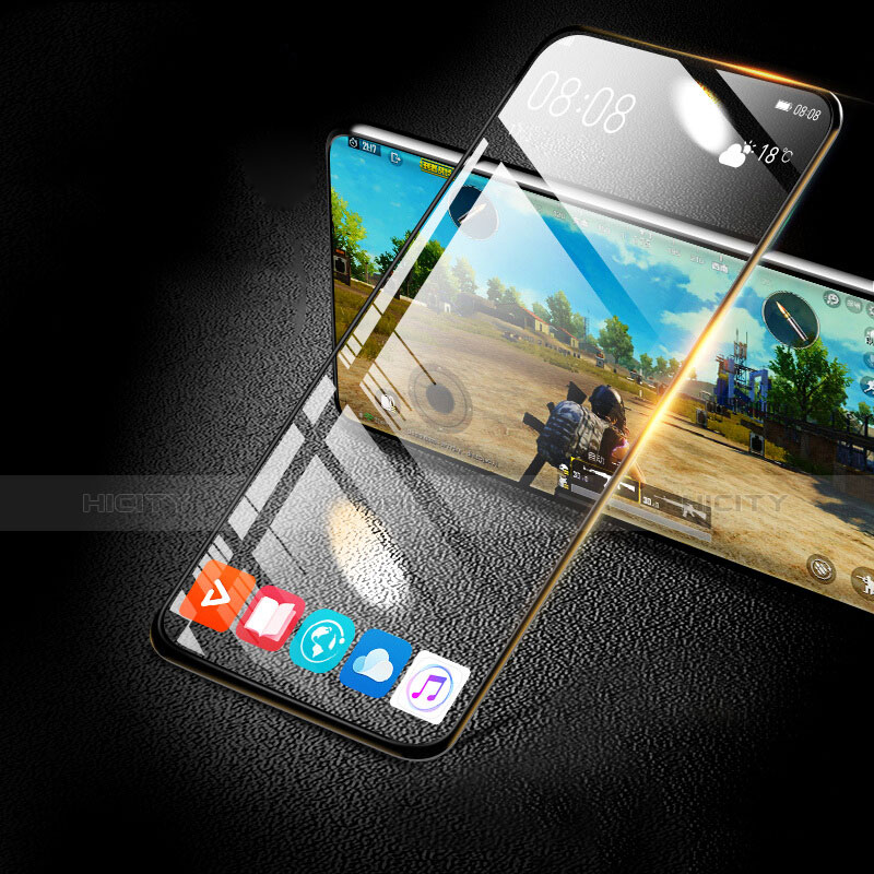 Schutzfolie Full Coverage Displayschutzfolie Panzerfolie Gehärtetes Glas Glasfolie Anti Blue Ray Skins zum Aufkleben Panzerglas F03 für Huawei Honor Magic 2 Schwarz groß