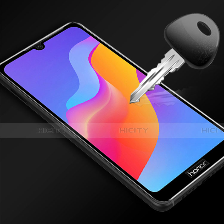 Schutzfolie Full Coverage Displayschutzfolie Panzerfolie Gehärtetes Glas Glasfolie Anti Blue Ray Skins zum Aufkleben Panzerglas für Huawei Y6 Pro (2019) Schwarz groß