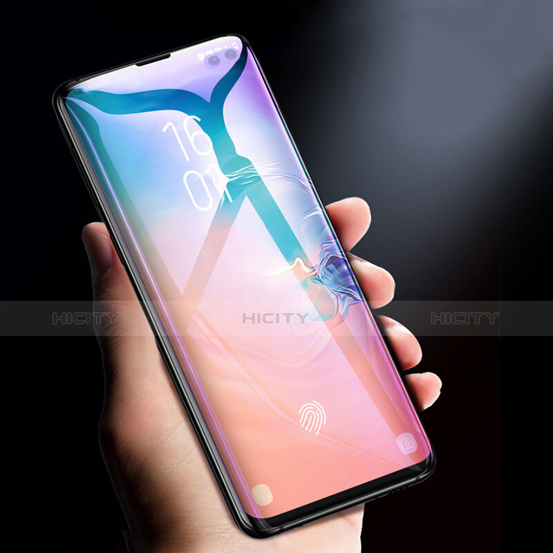 Schutzfolie Full Coverage Displayschutzfolie Panzerfolie Gehärtetes Glas Glasfolie Anti Blue Ray Skins zum Aufkleben Panzerglas für Samsung Galaxy S10 Plus Weiß Plus