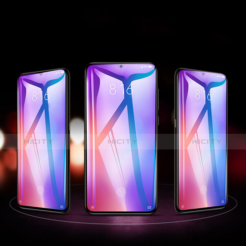 Schutzfolie Full Coverage Displayschutzfolie Panzerfolie Gehärtetes Glas Glasfolie Anti Blue Ray Skins zum Aufkleben Panzerglas für Xiaomi Mi 9 Pro Schwarz