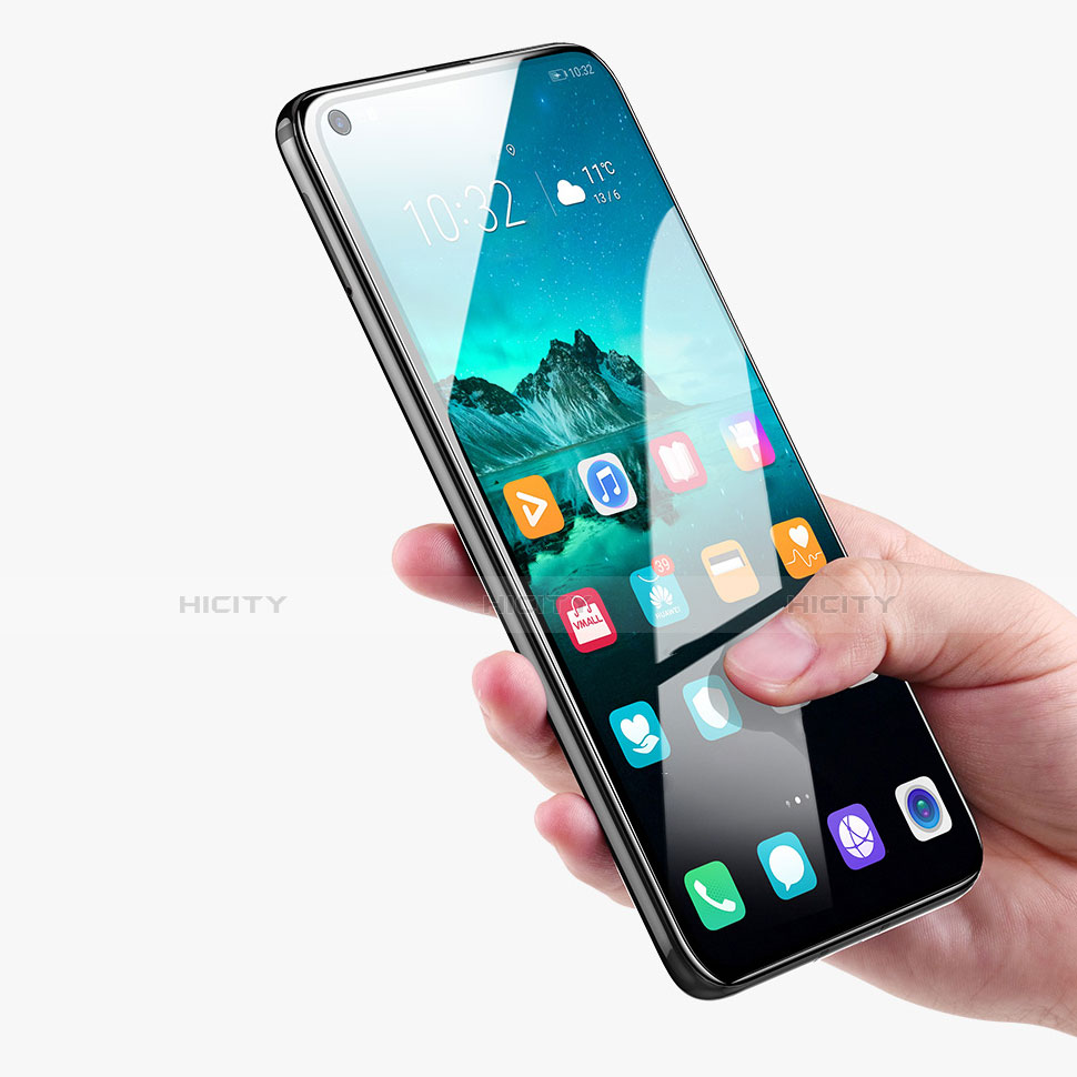 Schutzfolie Full Coverage Displayschutzfolie Panzerfolie Gehärtetes Glas Glasfolie Skins zum Aufkleben Panzerglas F03 für Huawei Honor View 20 Schwarz