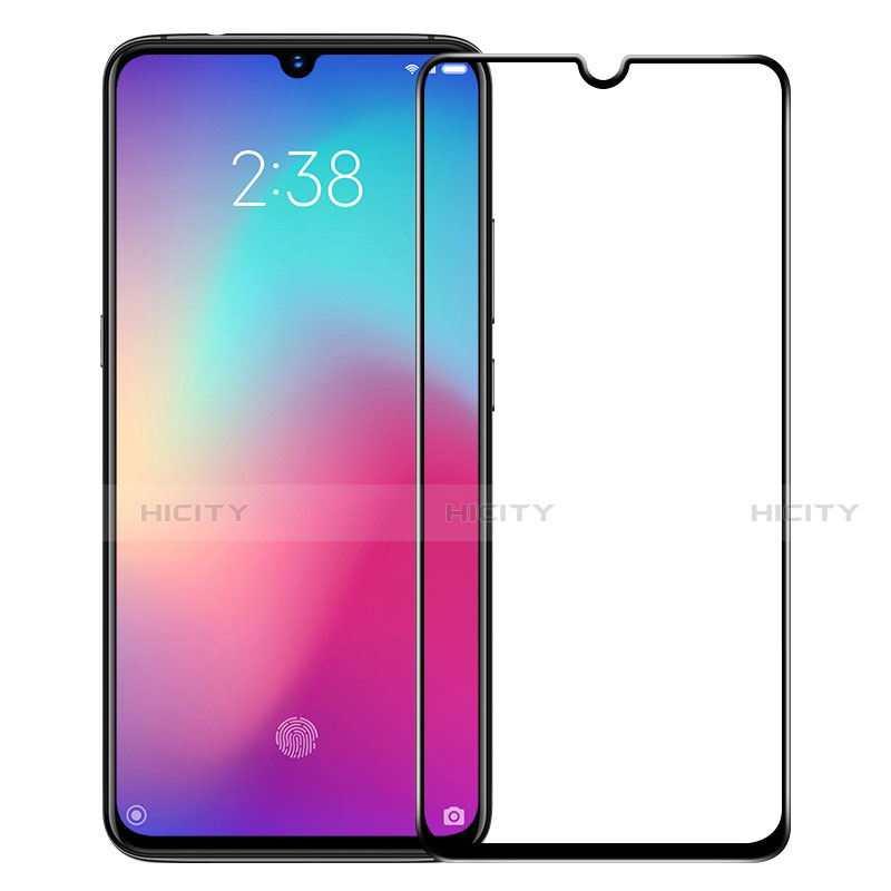 Schutzfolie Full Coverage Displayschutzfolie Panzerfolie Gehärtetes Glas Glasfolie Skins zum Aufkleben Panzerglas F05 für Xiaomi Mi A3 Lite Schwarz Plus