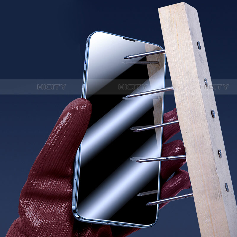 Schutzfolie Full Coverage Displayschutzfolie Panzerfolie Gehärtetes Glas Glasfolie Skins zum Aufkleben Panzerglas F06 für Apple iPhone 13 Pro Max Schwarz