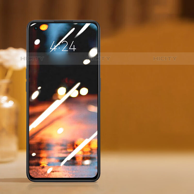 Schutzfolie Full Coverage Displayschutzfolie Panzerfolie Gehärtetes Glas Glasfolie Skins zum Aufkleben Panzerglas F07 für OnePlus Nord N20 5G Schwarz