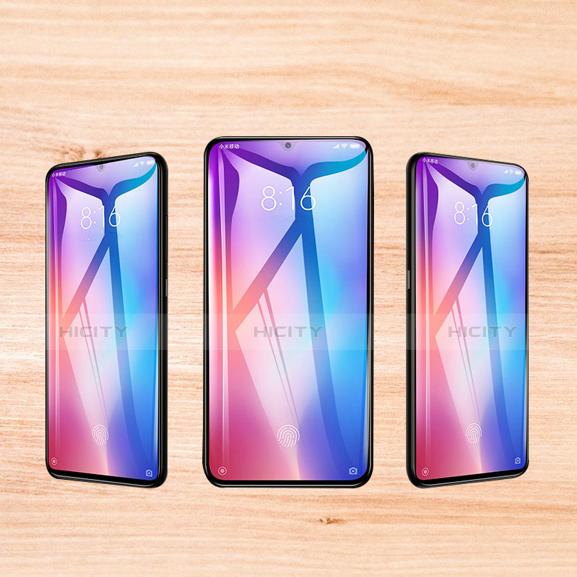 Schutzfolie Full Coverage Displayschutzfolie Panzerfolie Gehärtetes Glas Glasfolie Skins zum Aufkleben Panzerglas F07 für Xiaomi Mi 9 Pro 5G Schwarz