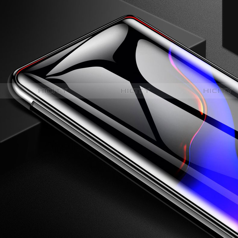 Schutzfolie Full Coverage Displayschutzfolie Panzerfolie Gehärtetes Glas Glasfolie Skins zum Aufkleben Panzerglas F08 für OnePlus 7 Pro Schwarz