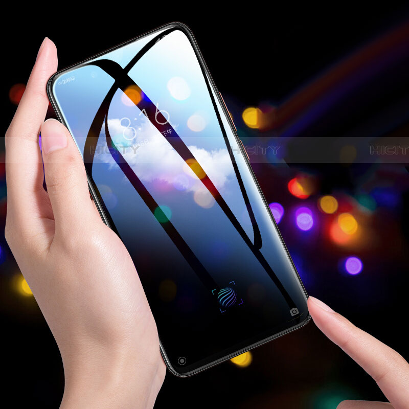 Schutzfolie Full Coverage Displayschutzfolie Panzerfolie Gehärtetes Glas Glasfolie Skins zum Aufkleben Panzerglas F10 für Xiaomi Mi Note 10 Lite Schwarz groß