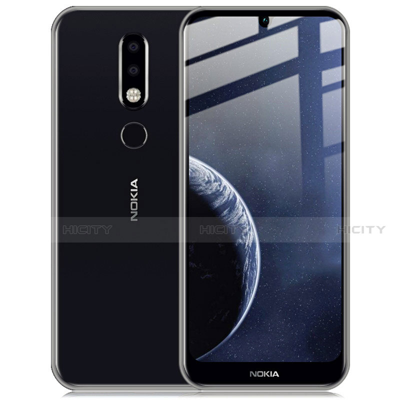 Schutzfolie Full Coverage Displayschutzfolie Panzerfolie Gehärtetes Glas Glasfolie Skins zum Aufkleben Panzerglas für Nokia 4.2 Schwarz groß